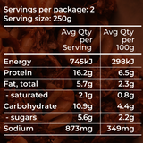 Slow Cooked Grass-Fed BEEF Ragu - Sauce (gf) 500g