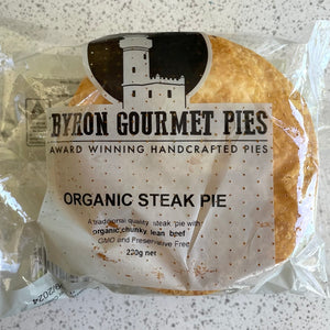 Byron Gourmet Pies: Organic Chunky Steak Pie - 1 serve