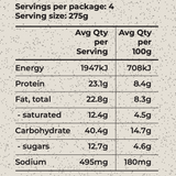 Grass-Fed Beef Lasagne | 1.1kg | 3-4 serves | Frozen Beef Lasagne