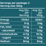 Porridge with Cinnamon, Apple, Dates & Seeds (v, ve, df) 500g