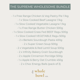 The Supreme Wholesome Bundle - Freezer-Filling Meal Delivery