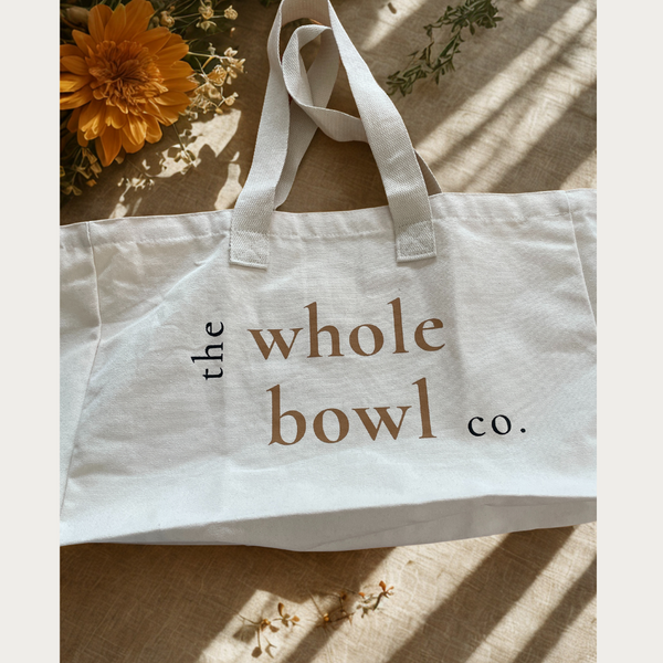 The Everything Canvas Tote Bag The Whole Bowl