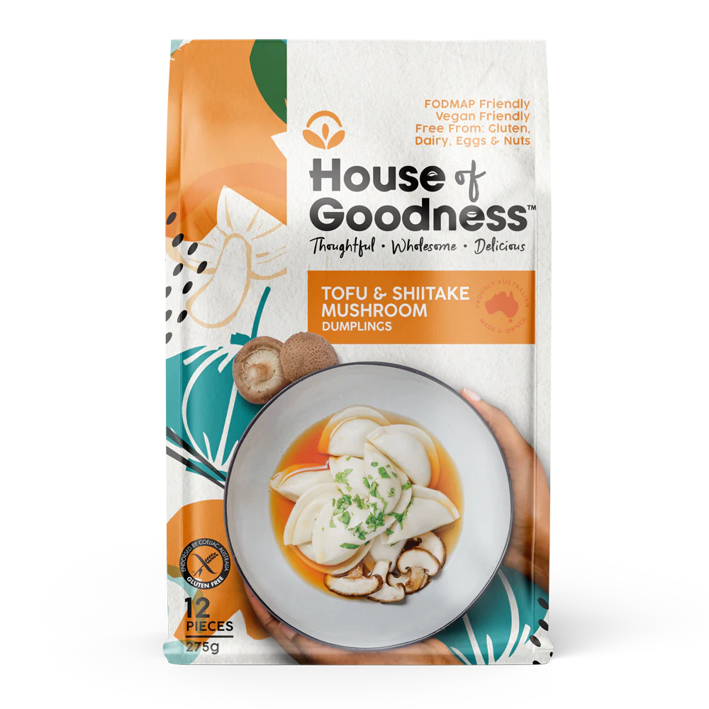 tofu and mushroom vegetarian dumplings