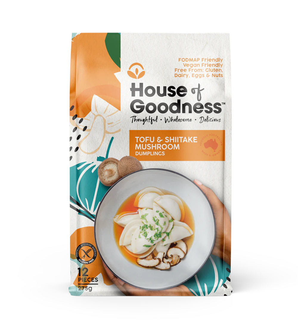 tofu and mushroom vegetarian dumplings