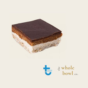 healthy caramel slice